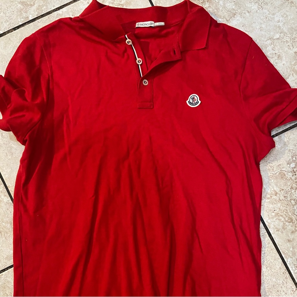 Moncler Men’s Polo Logo Shirt
